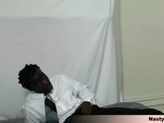 This Cute Black Stud Is A Missionary student 18+ But He Still Has A Big Sex Drive
