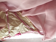 Yellow panty cum