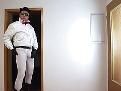 White Spandex Cowboy showing off Teaser