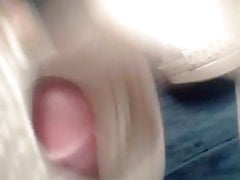 Hermosos tacones beige shoejob cumshot