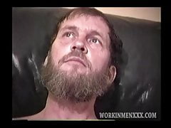 Amateur Mature Man Jimmy Jacks Off and Cums