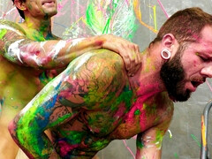 Colorful anal perversions with Johnny Hill and Dakota Payne