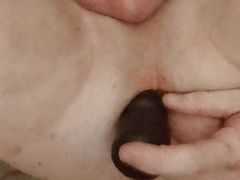 Oniasura969 twink uncut and chubby fuck himself with vibrator and his little dick cum