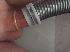 Vacuum cleaner on my cock