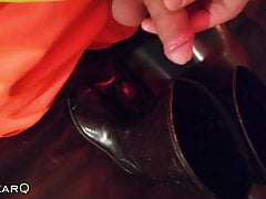 Rubber Piss And Cum With Dunlop Boots