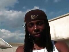 Horny ghetto guy bangs sexy white hunk Tyler Ray straight