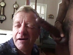 White Trash Fag Sucks Off a HUGE Black Cock!
