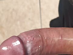 Getting my cock nice and creamy for my mother inlaw