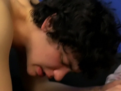 Twunk Josh Bensan screams from dady Mike Manchesters shaft