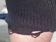 Italian - Cumshot and Moans with a Huge Cock at Stepmother's House