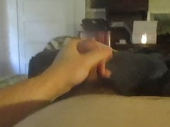 Quick naked jack-off at my new home.