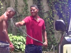 Amateur twink sucks bbc