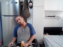 Jizzing inwards my fleshlight