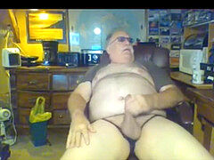 grandpa cum on cam