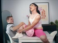 Adorable femboy Ethan Chase goes wild from a bike ride to a cock ride!
