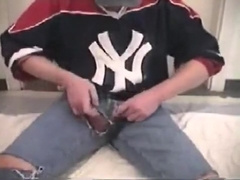 Jeans soaked in piss