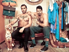 Classy guys strip nude and share romantic anal gay XXX