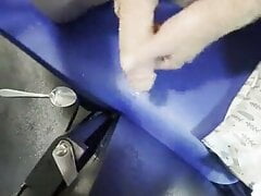 Spooning my cum into my mouth