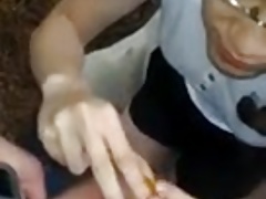 Sexy Asian Trap outdoor bj