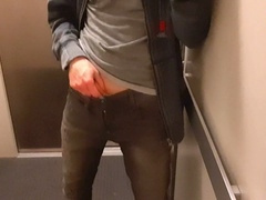 Gay almost caught, cum on clothes, gay raw