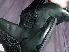 Lots of cum for K's ankle boots