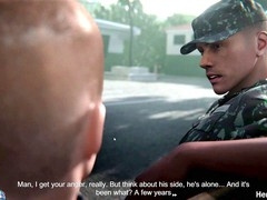 Accident, gay army shower, sausage