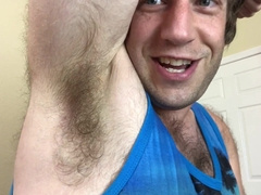 My Deodorant Is Out! Gobble & Tidy My Sweat-Soaked Pits Jerk Off Instructions