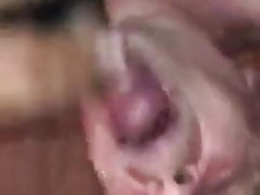 Grandpa geting a cum shower