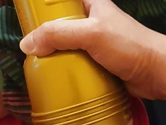 Playing with fleshlight 1