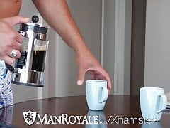 ManRoyale Thick Cock With a Cup of Coffee