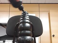Anal 88mm knotted toy going inside of me in the session 063. 20220819