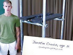 Straight U.S. Marine Locked in a Bondage Tower and Spanked