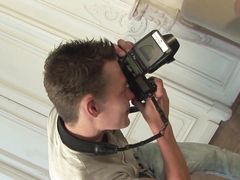 Hard cocked blond fucks the perfect ass of the boy