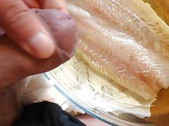 Me pissing on fish for dinner