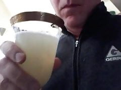 Glass full of sperm!