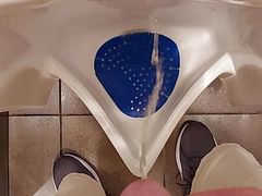 Taking a Piss at a Urinal