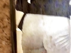 Spraying short latinas fat ass!