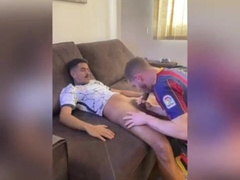 hefty black man-meat taking the passive white boy with a thick caboose
