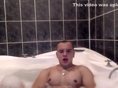 Crazy male in exotic handjob, amateur gay sex movie