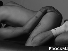 Horny black twink Ronnie rimmed hard the juice wet hole of sexy Adidas Papi