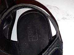 Mothers shoes fuck ans cum filled