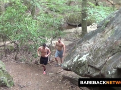 Cash Lockhart and Kyle Steele took a detour while hiking for some cock-sucking and as