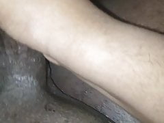 beautiful black cock jerking off in slow motion