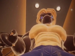 bulky dragon unclothe-taunts and demonstrates off for you