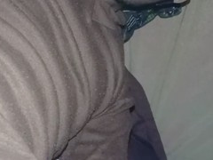 Intimate video call with girlfriend