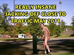 RISKY PUBLIC JO INSANELY VISIBLE TO TRAFFIC MAY 2011