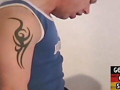 Athletic european rides DILF after swapping blowjobs