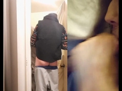 gargling off Brit buddy at my gloryhole again