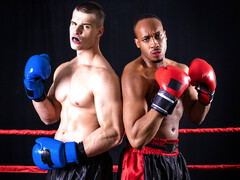 Two fighters end up fucking each other too