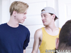 Rocky Vallarta helps Markus Kage release juices with their stepdads